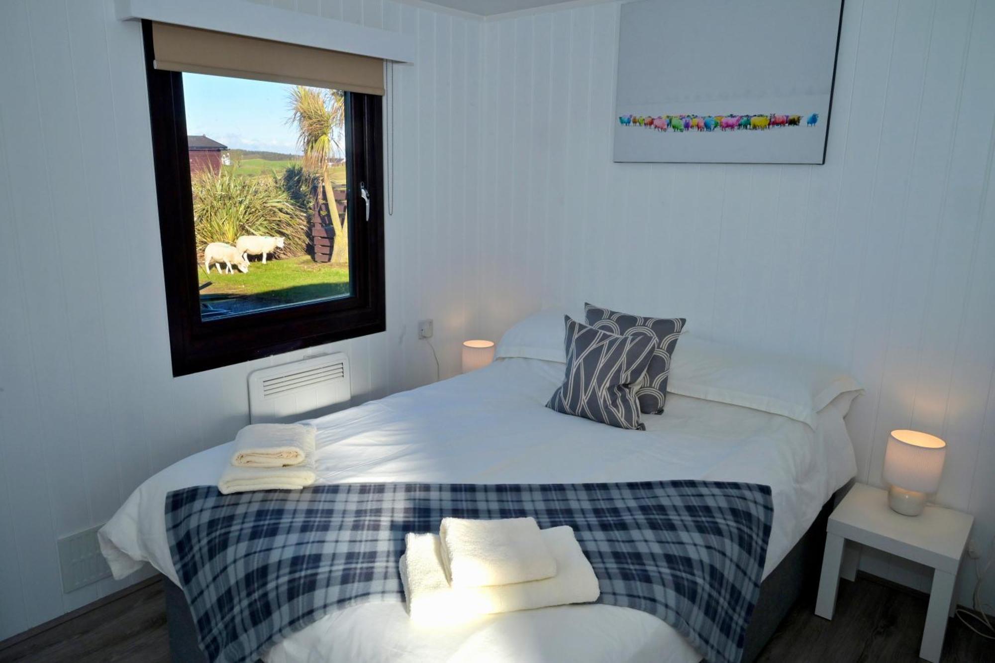 Lodge Cabin With Fabulous Views - Farm Holiday สแตรนราร์ ภายนอก รูปภาพ